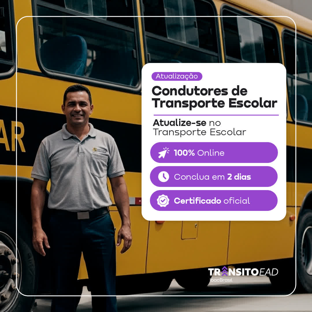 Imagem do curso Atualização para Condutores de Transporte Escolar